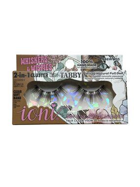 Ioni Whiskers & Wispies Tabby Wispy Natural Full Doll Faux Mink Lashes